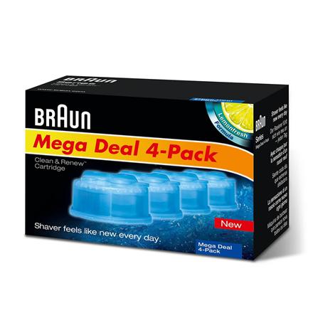 Braun | Refills 4 Pack | Clean and Восстановленный CCR4 3+1 CCR4 3+1