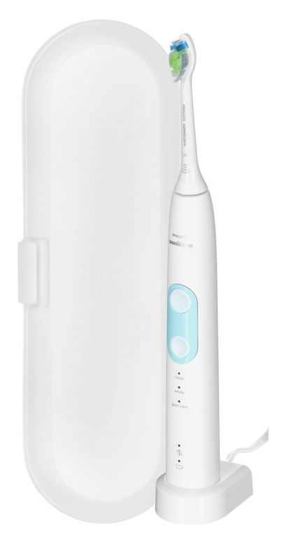 Philips 5100 series HX6857/28 electric toothbrush Adult Sonic toothbrush Mint colour, White