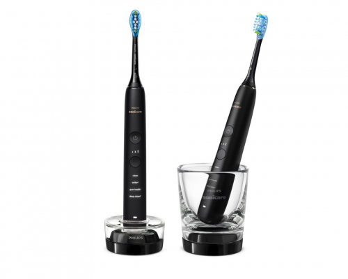 Philips DiamondClean 9000 HX9914/54 2-pack sonic electric toothbrush with chargers & app