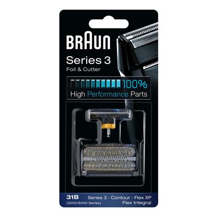 Braun | 31B | Foil and Cutter replacement pack | Black Kombipack 31B