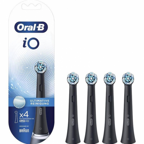 Lisaharjad Braun Oral-B iO elektrilisele hambaharjale 4 tk / IO4BLACK