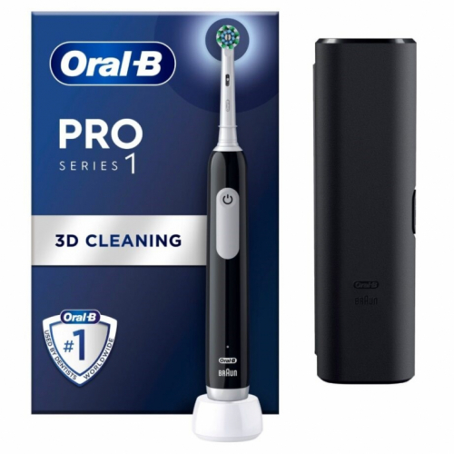 Oral-B Electric Toothbrush | Pro Series 1 | Rechargeable | For adults | Number of brush heads included 1 | Number of teeth brushing modes 3 | Black WLONONWCREBAO