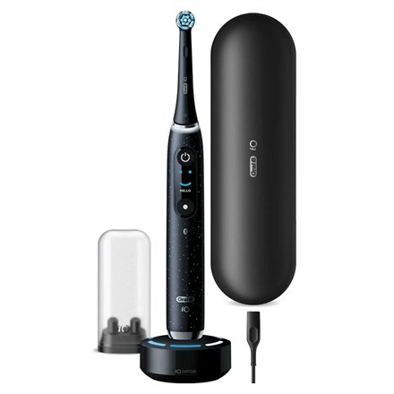 Oral-B | iO10 Series | Electric Toothbrush | Rechargeable | For adults | ml | Number of heads | Cosmic Black | Number of brush heads included 1 | Number of teeth brushing modes 7