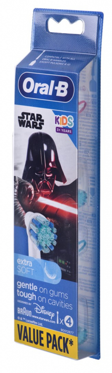 ORAL-B STAR WARS - Replacement electric toothbrush heads, 4 pc(s)