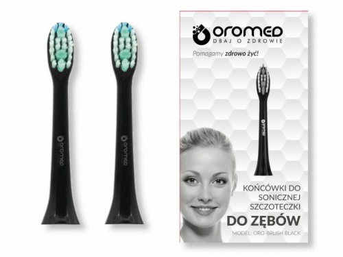 ORO-MED Sonic toothbrush tip ORO-BRUSH BLACK