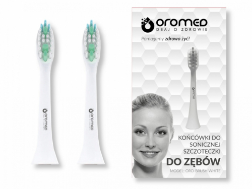 ORO-MED Sonic toothbrush tip ORO-BRUSH WHITE