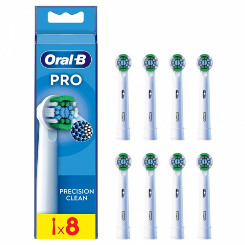 Braun Oral-B Precision Clean Pro, 8 tk, valge - Varuharjad / EB20-8/NEW