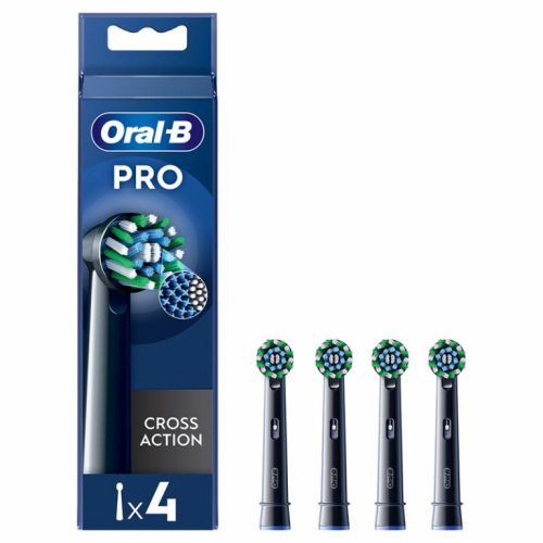 Braun Oral-B Cross Action Pro, 4 tk, must - Varuharjad / EB50-4B/NEW