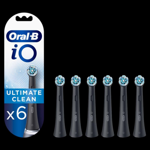 Braun Oral-B iO, 6 tk, must - Lisaharjad elektrilisele hambaharjale / IOCB-6BLACK