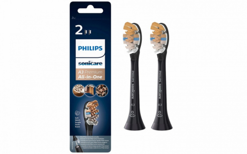 Philips Toothbrush heads Premium All-in-One HX9092/11 2 pieces black