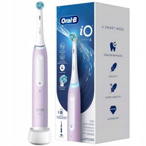 Braun Oral-b iO4 lavender electric toothbrush