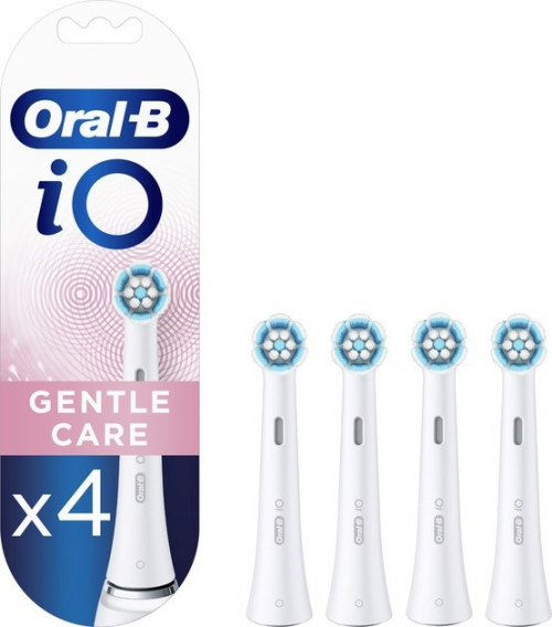 Toothbrush replacement heads ORAL-B iO Gentle Care 4 sh white