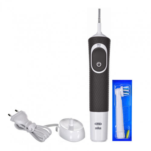 Oral-B Vitality 100 Cross Action Adult Rotating-oscillating toothbrush Black,White