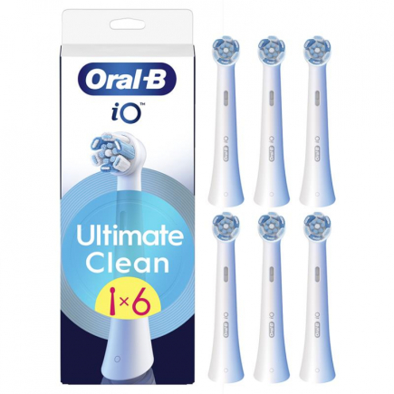 Braun Oral-B UltimateClean, 6 tk, valge - Lisaharjad / IOUC-6WHITE