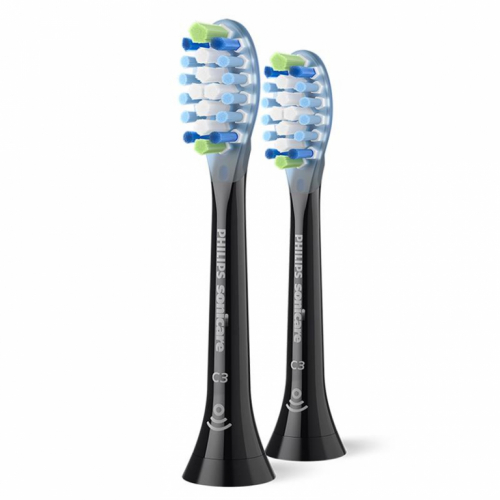 Philips Sonicare Premium Plaque Defence, 2 tk, must - Lisaharjad / HX9042/88