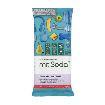 SODA mr. Soda Wet Wipes Universal 25 pcs | Soda H06