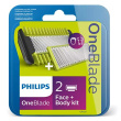 Philips | OneBlade Face and Body kit | QP620/50 | Green | Number of shaver heads/blades 2 QP620/50