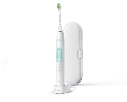 Philips | HX6857/28 Sonicare ProtectiveClean 5100 | Electric Toothbrush | Rechargeable | For adults | Number of brush heads included 1 | Number of teeth brushing modes 3 | Sonic technology | White