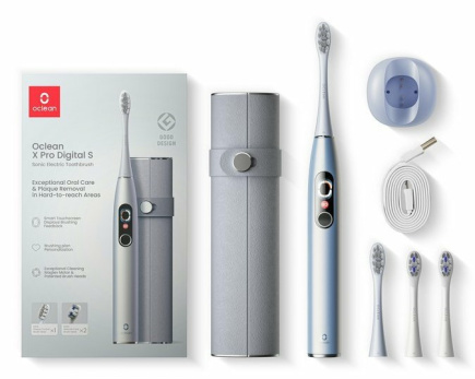 Oclean X PRO DIGITAL SET Adult Sonic toothbrush Silver