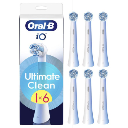 Braun Oral-B UltimateClean, 6 tk, valge - Lisaharjad / IOUC-6WHITE