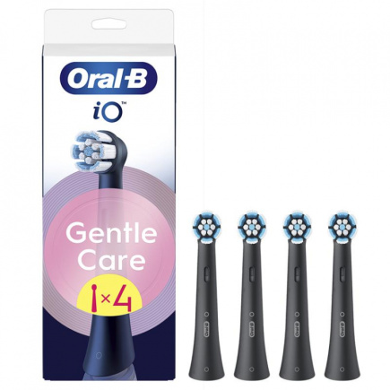 Braun Oral-B iO Gentle Care, 4 tk, must - Lisaharjad / IQGC-4BLACK