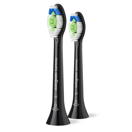 Philips Sonicare Optimal White, 2 tk, must - Lisaharjad / HX6062/88