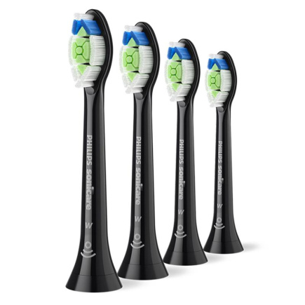 Philips Sonicare Optimal White, 4 tk, must - Lisaharjad / HX6064/88