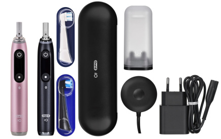 Oral-B iO Series 9 Duo Pack Magnetic toothbrush Black, Pink
