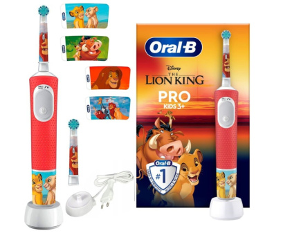 Oral-B VITALITY PRO D103 THE LION KING red toothbrush