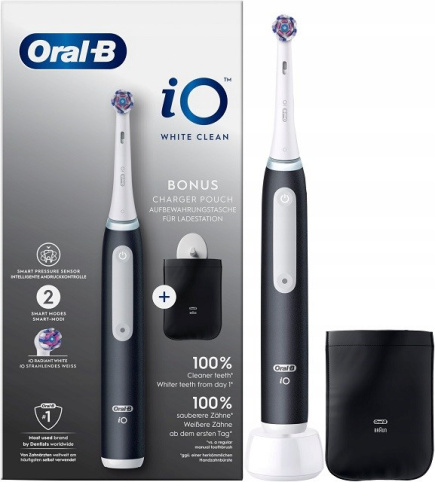 Oral-B toothbrush, Белый and Черный + cover