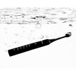 Черный sonic electric toothbrush HX702