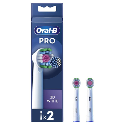 Braun Oral-B Pro 3D Valge, 2 tk, valge - Varuharjad / EB18-2/Valge