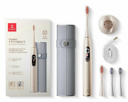 Oclean X Pro Digital Set Adult Sonic toothbrush Gold
