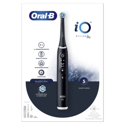 Oral-B iO 6 Adult Vibrating toothbrush Черный