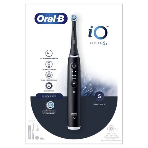 Oral-B iO 6 Adult Vibrating toothbrush Черный