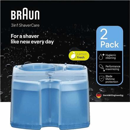 Braun Clean and Восстановленный Cartridge for Clean and Charge stations, 2 pcs CCR 2