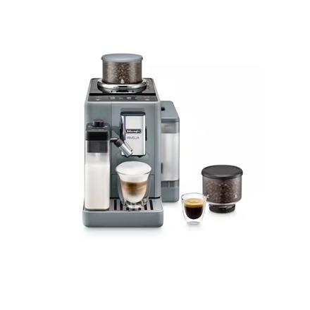 Delonghi Coffee Maker | EXAM440.55.G Rivelia | Pump pressure 19 bar | Built-in milk frother | Automatic | 1450 W | Pebble Grey 432813