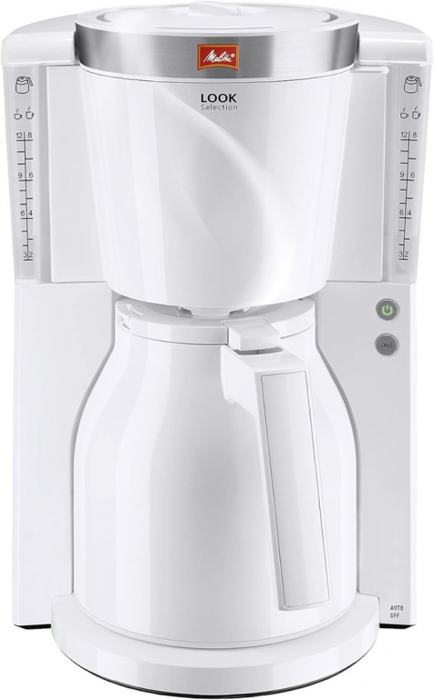 Melitta Look IV Therm Selection 1011-11, filter coffee maker with thermal jug White