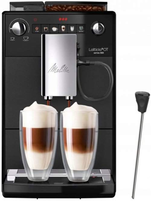 Melitta Latticia espresso machine with lance F300-101 Black