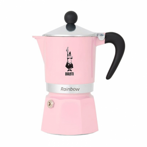 Coffee maker Bialetti Primavera Rainbow 3tz 150 ml Pink