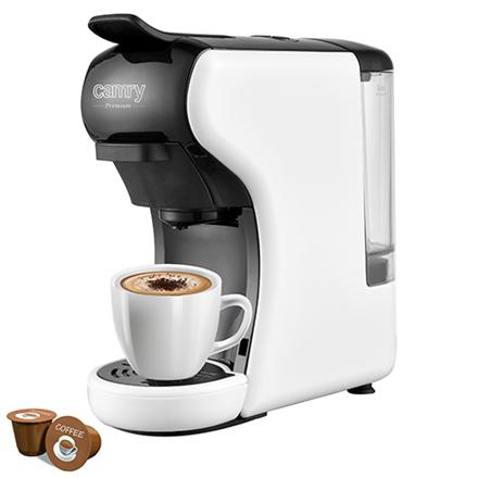 Camry | Multi-capsule Espresso machine | CR 4414 | Pump pressure 19 bar | Ground/Capsule | 1450 W | White/Black