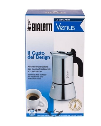 Bialetti Venus box Moka pot 0.1 L Silver