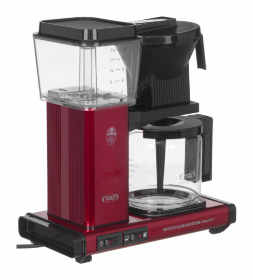 MOCCAMASTER KBG SELECT METALLIC RED DRIP COFFEE MAKER