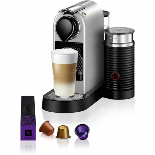 Krups Kaffeemaschine Nespresso CitiZ & Milk Silber