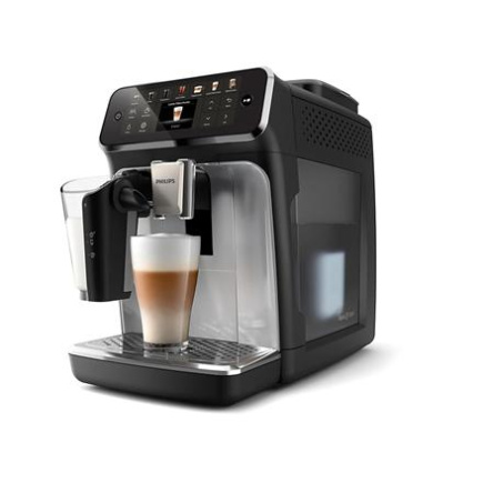 Philips Espresso Machine | EP4446/70 | Pump pressure 15 bar | Built-in milk frother | Fully Automatic | 1500 W | Black/Silver