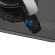 ProfiCook PC-TKS 1056 electric Veekeetja 1.7 L Black, Stainless steel, Transparent