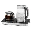 ProfiCook PC-TKS 1056 electric Veekeetja 1.7 L Black, Stainless steel, Transparent