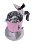 Bialetti 6586 Moka pot 0.15 L Black, Pink, Silver