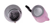Bialetti 6586 Moka pot 0.15 L Black, Pink, Silver