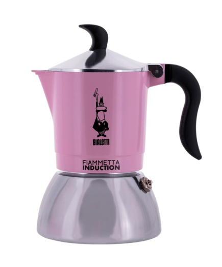 Bialetti 6586 Moka pot 0.15 L Black, Pink, Silver